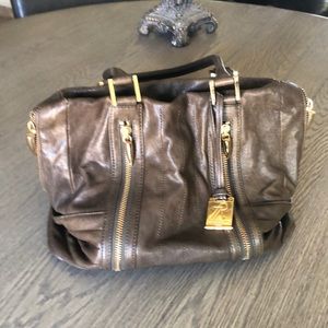 Rachel Zoe Brown Olive Leather Bag